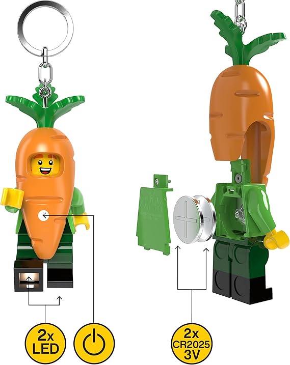 LEGO® Minifigures™ Keychain Light Carrot Mascot