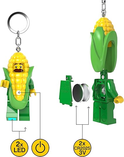 LEGO® Minifigures™ Keychain Light Corn Cob Guy