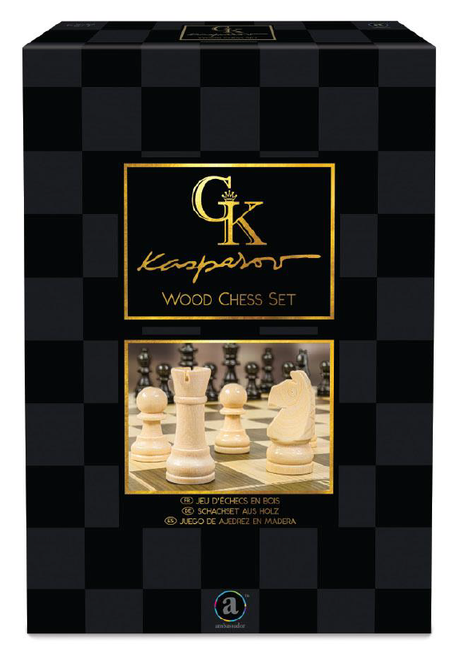 Kasparov Chess Set Wood