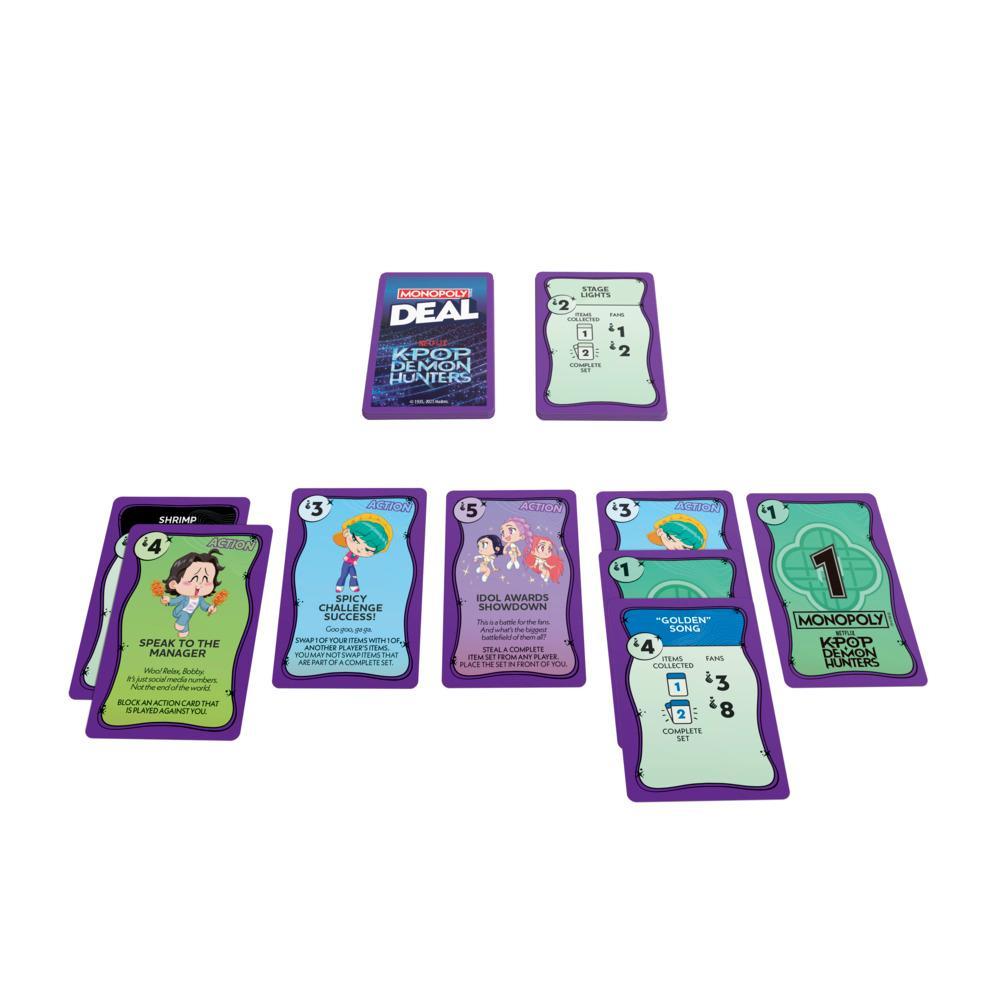 Monopoly Deal K-Pop Demon Hunters