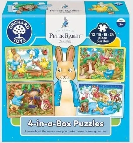 Orchard Toys: 4-in-a-Box Puzzles