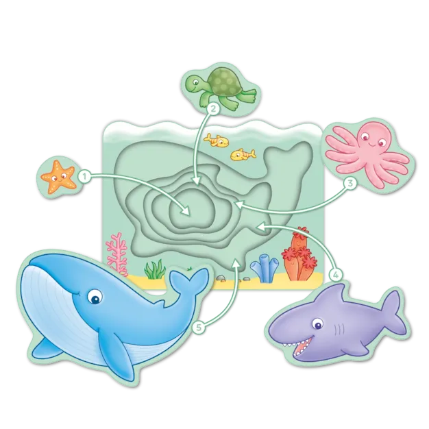 Orchard Toys: Under The Sea Nesting Puzzle