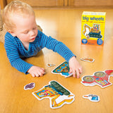 Orchard Toys: Big Wheels 4 x 8 Pieces Puzzle