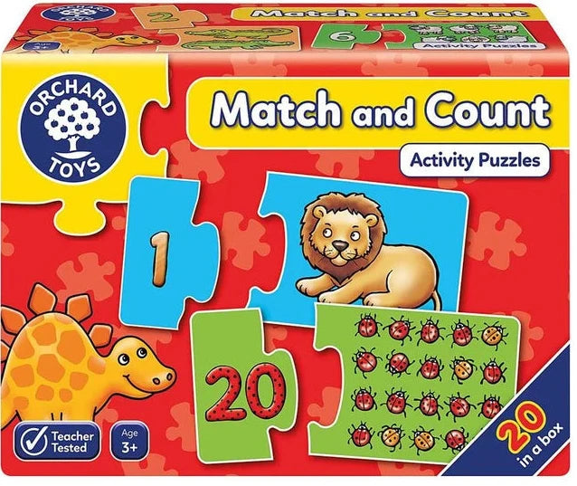 Orchard Toys: Match and Count 20 Pieces Puzzle