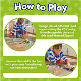 Orchard Toys: Giant Road Floor Jigsaw 20 Pieces Puzzle