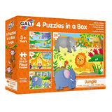 Galt - 4 Puzzles in a Box - Jungle