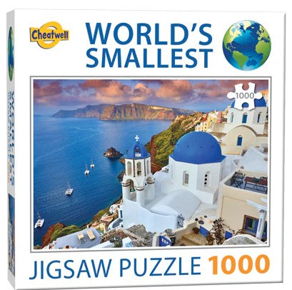 Cheatwell: Worlds Smallest 1000pc Puzzle - Santorini