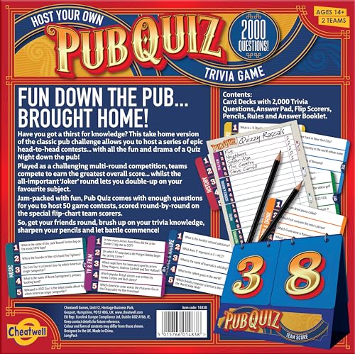Host your own Pub Quiz Game