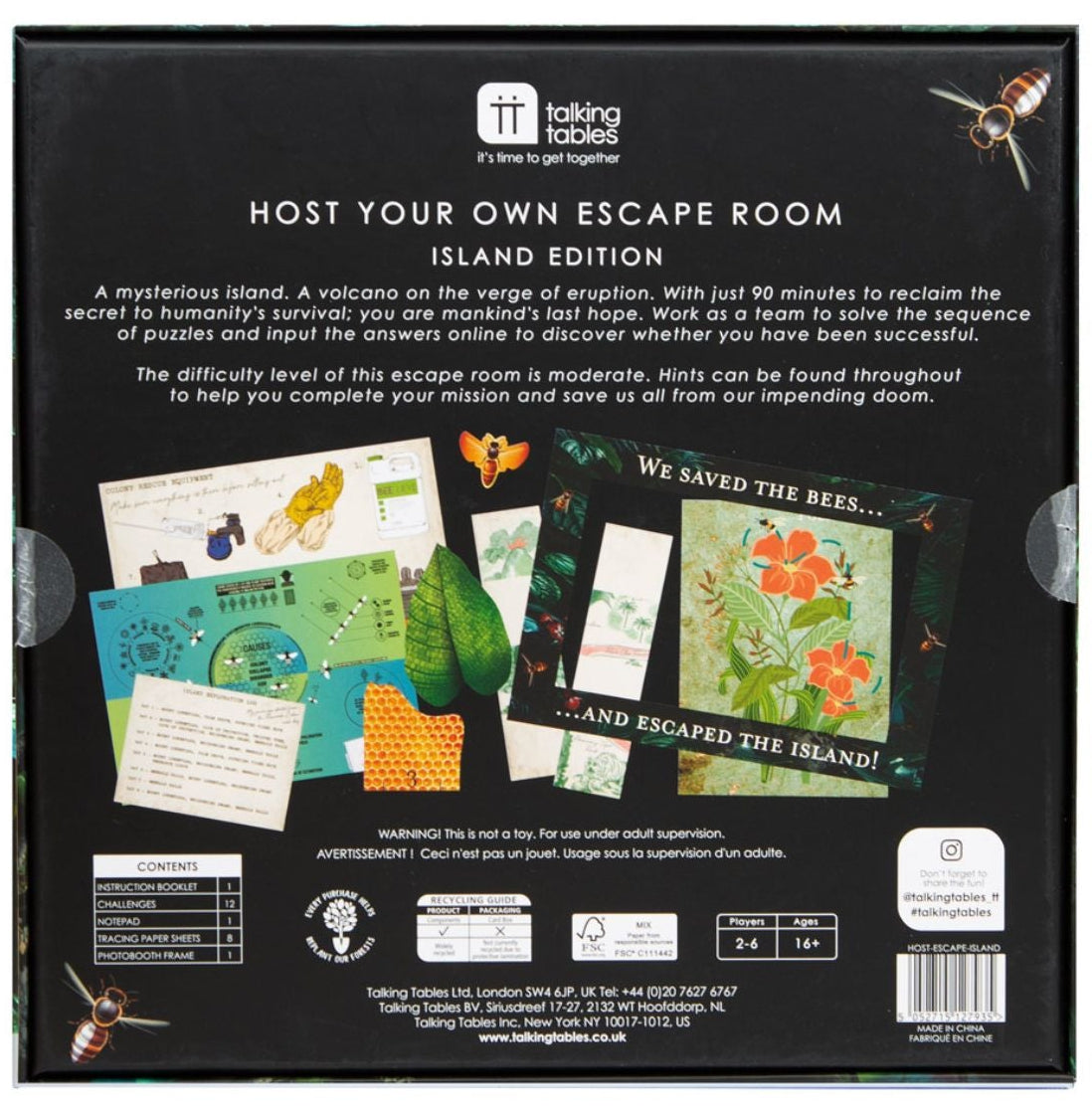 Talking Tables: Host Your Own Escape Room - Island Edition