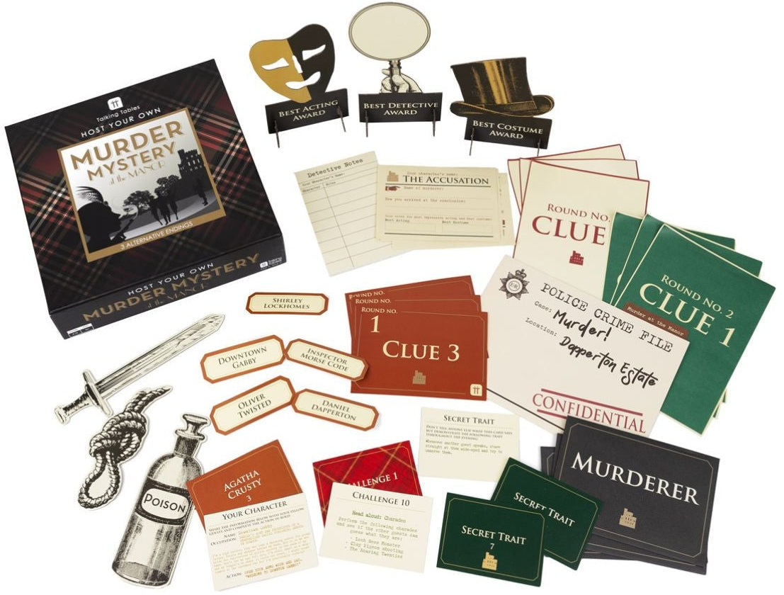 Talking Tables: Host Your Own Murder Mystery at the Manor