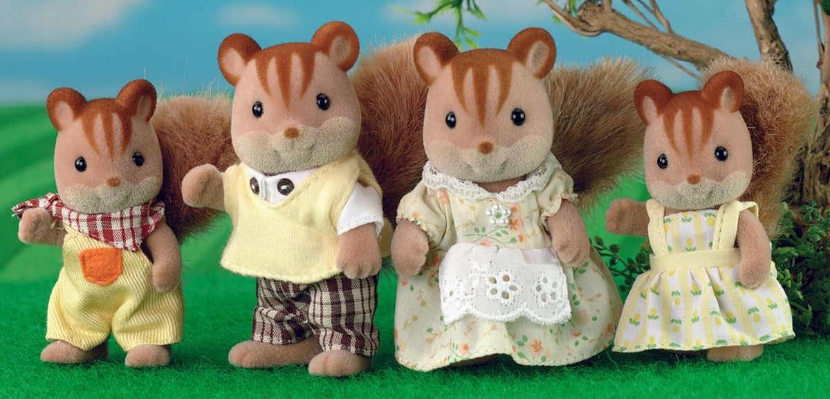 Sylvanian Families - Walnut Squirrel Family