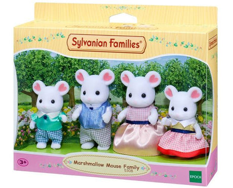 Sylvanian Families Marshmallow Mouse Family