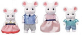 Sylvanian Families Marshmallow Mouse Family