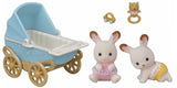 Sylvanian Families Chocolate Rabbit Twins Set