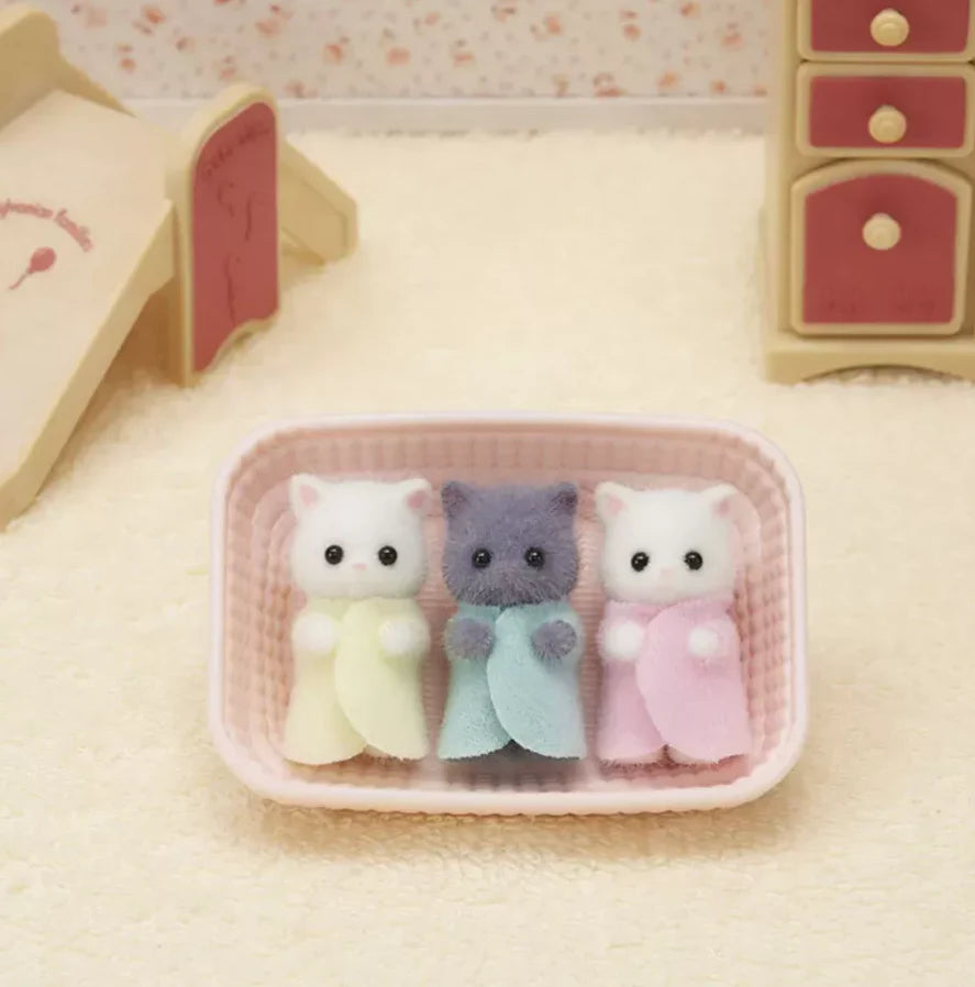Sylvanian Families Persian Cat Triplets