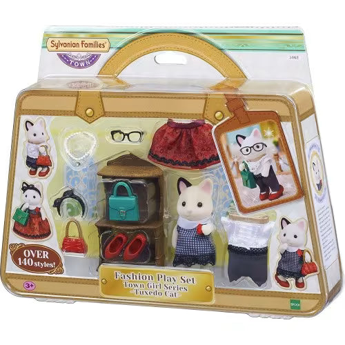 Sylvanian Families Fashion Play Set Town Girl Series - Tuxedo Cat