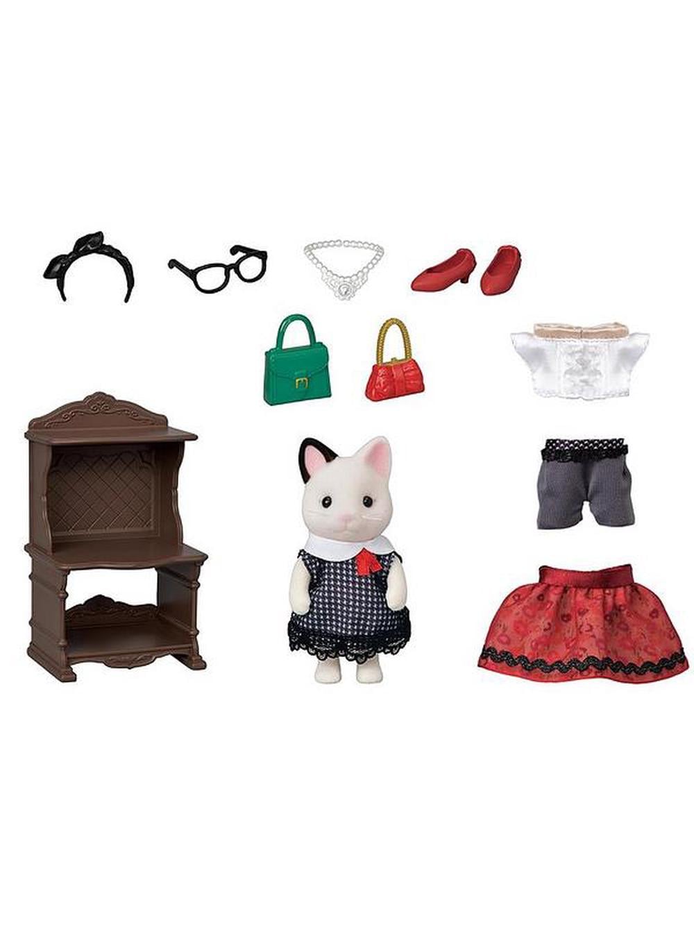 Sylvanian Families Fashion Play Set Town Girl Series - Tuxedo Cat