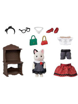 Sylvanian Families Fashion Play Set Town Girl Series - Tuxedo Cat