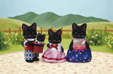 Sylvanian Families Midnight Cat Family Animal Figures