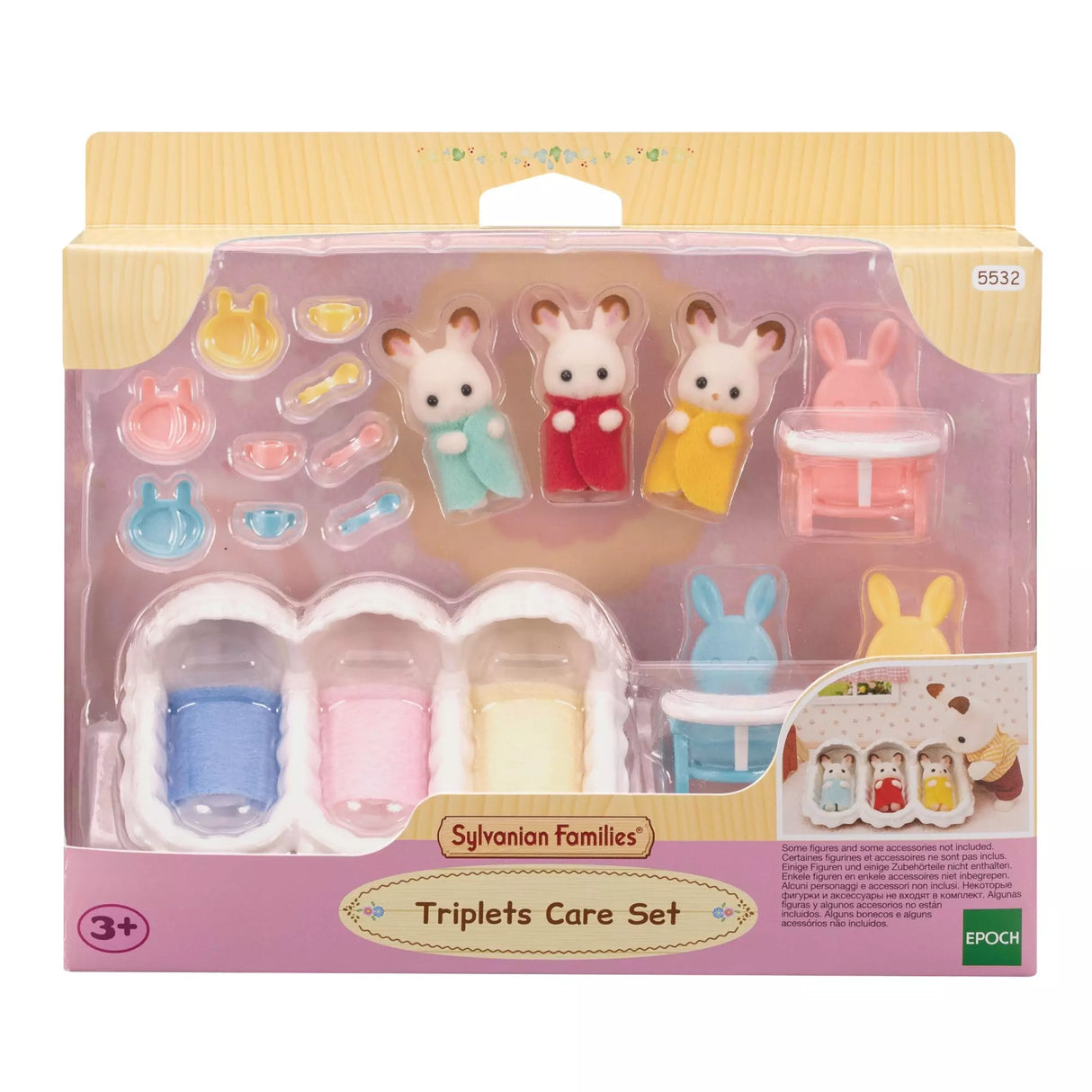 Sylvanian Families Triplets Care Set