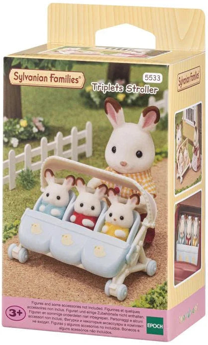 Sylvanian Families Triplets Stroller