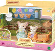 Sylvanian Families Sunny Picnic Set Fennex Fox Sister & Baby