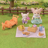 Sylvanian Families Sunny Picnic Set Fennex Fox Sister & Baby