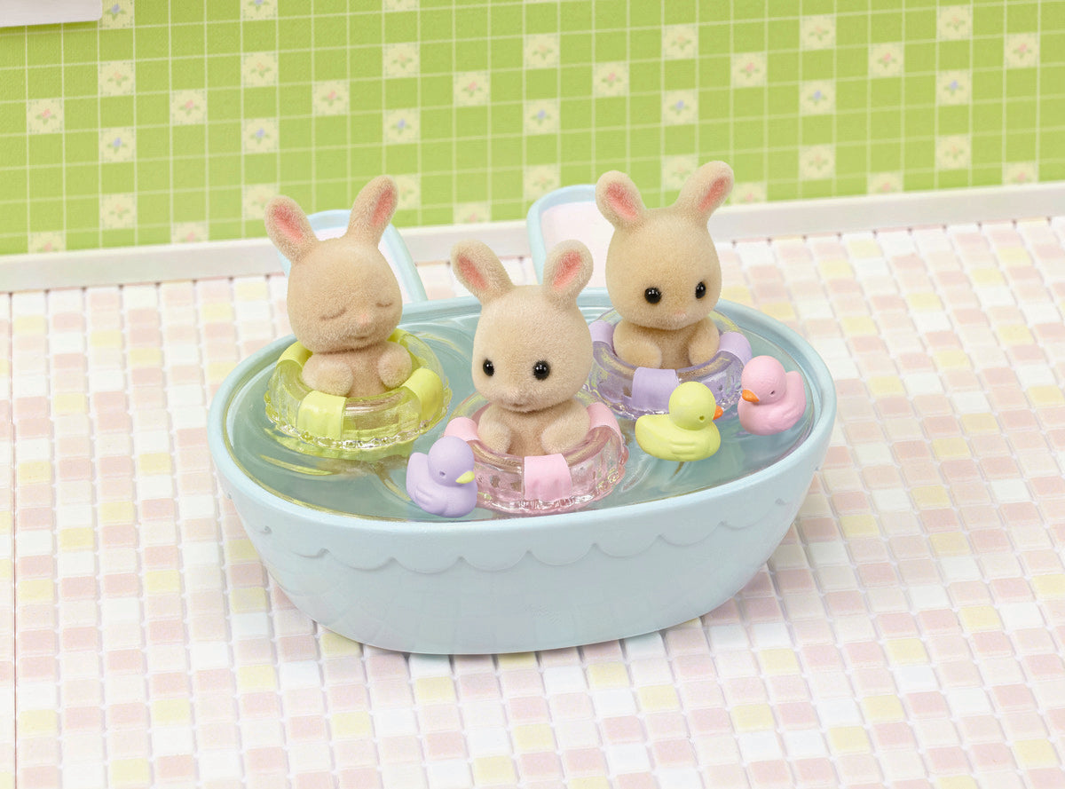 Sylvanian Families - Triplets Baby Bathtime Set
