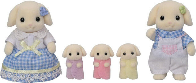 Sylvanian Families Flora Rabbit Family