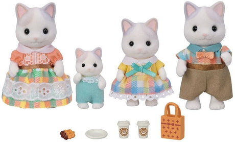 Sylvanian Families Latte Cat Family