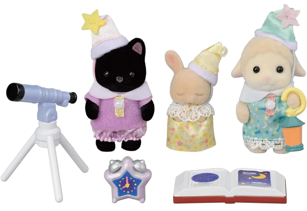 Sylvanian Families - Nursery Friends Sleepover Party Trio