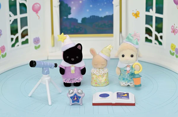 Sylvanian Families - Nursery Friends Sleepover Party Trio