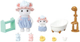 Sylvanian Families Bath Time Bubble Siblings