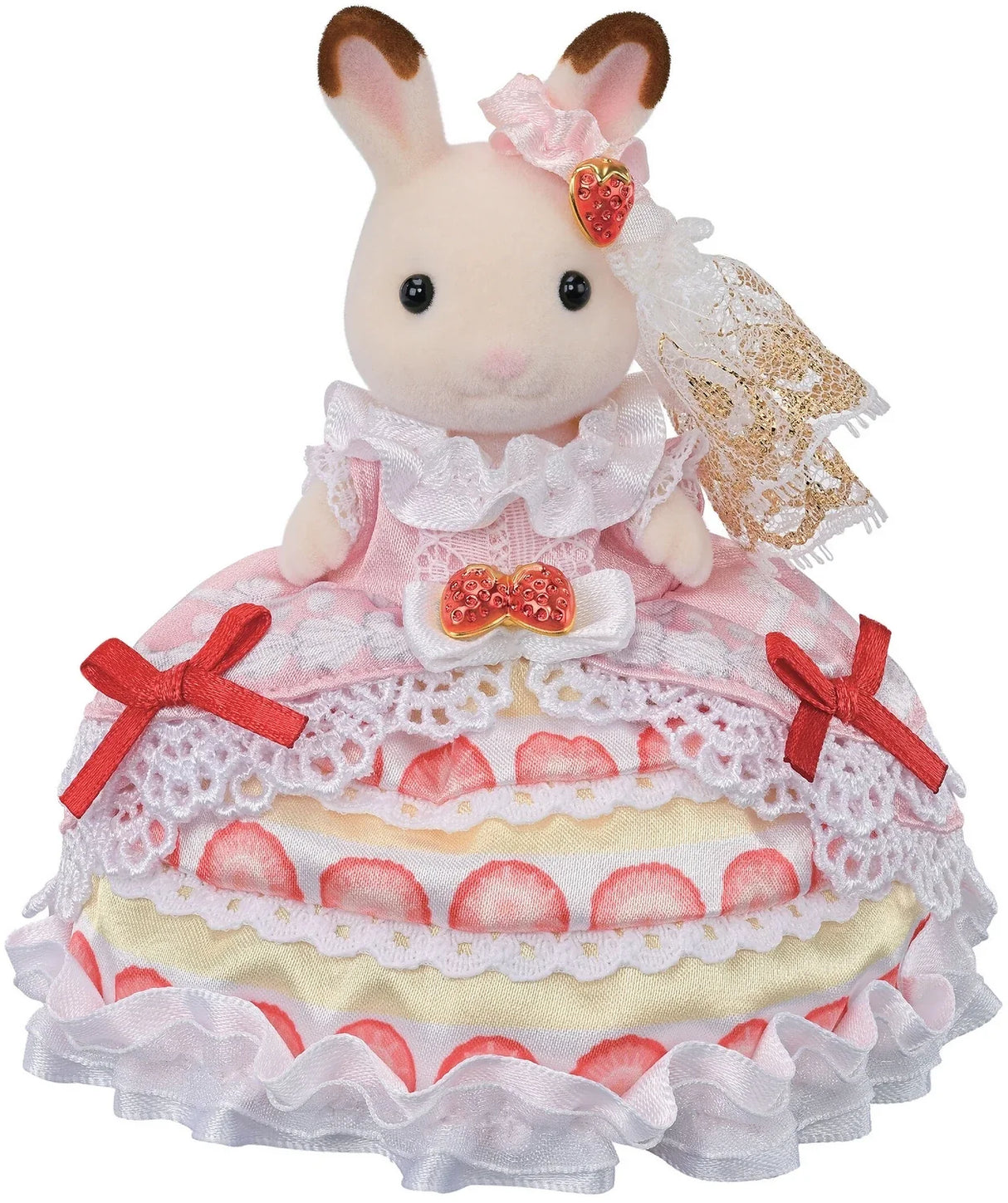 Sylvanian Families: Freya's Birthday Celebration Strawberry Cake Decoration