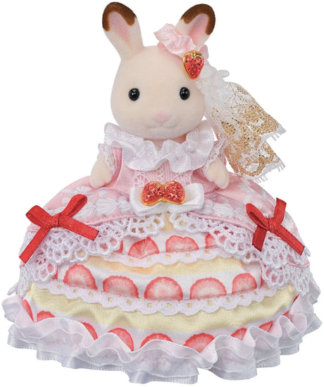 Sylvanian Families: Freya's Birthday Celebration Strawberry Cake Decoration