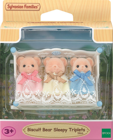 Sylvanian Families: Biscuit Bear Sleepy Triplets