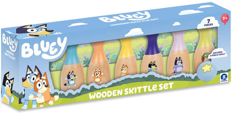 Bluey - Wooden Skittle Set