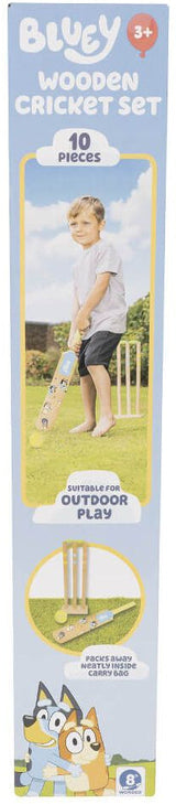 Bluey - Wooden Cricket Set