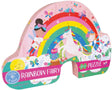 Floss & Rock - 80pc Rainbow Shaped Puzzle in Shaped Box - Rainbow Fairy
