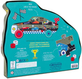 Floss & Rock - 40pc Racing Car Shaped Puzzle in Shaped Box - Cars