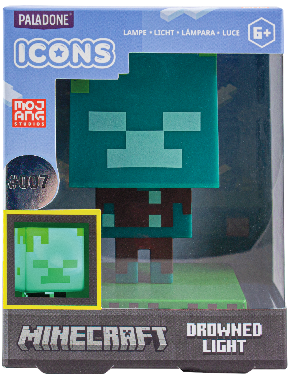 Minecraft Drowned Zombie Icon Light