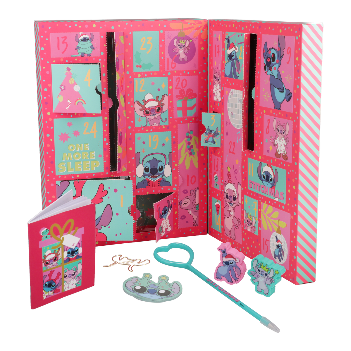 Disney Stitch Stationery 24 Day Advent Calendar