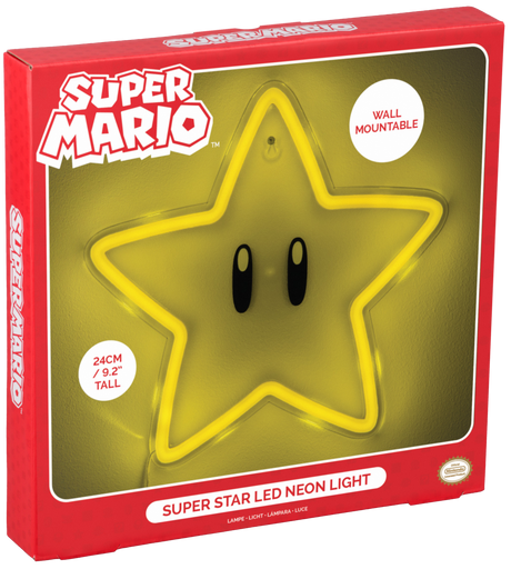 Super Mario Super Star LED Neon Light