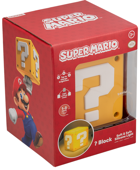 Super Mario Question Block SquishyGlo Light