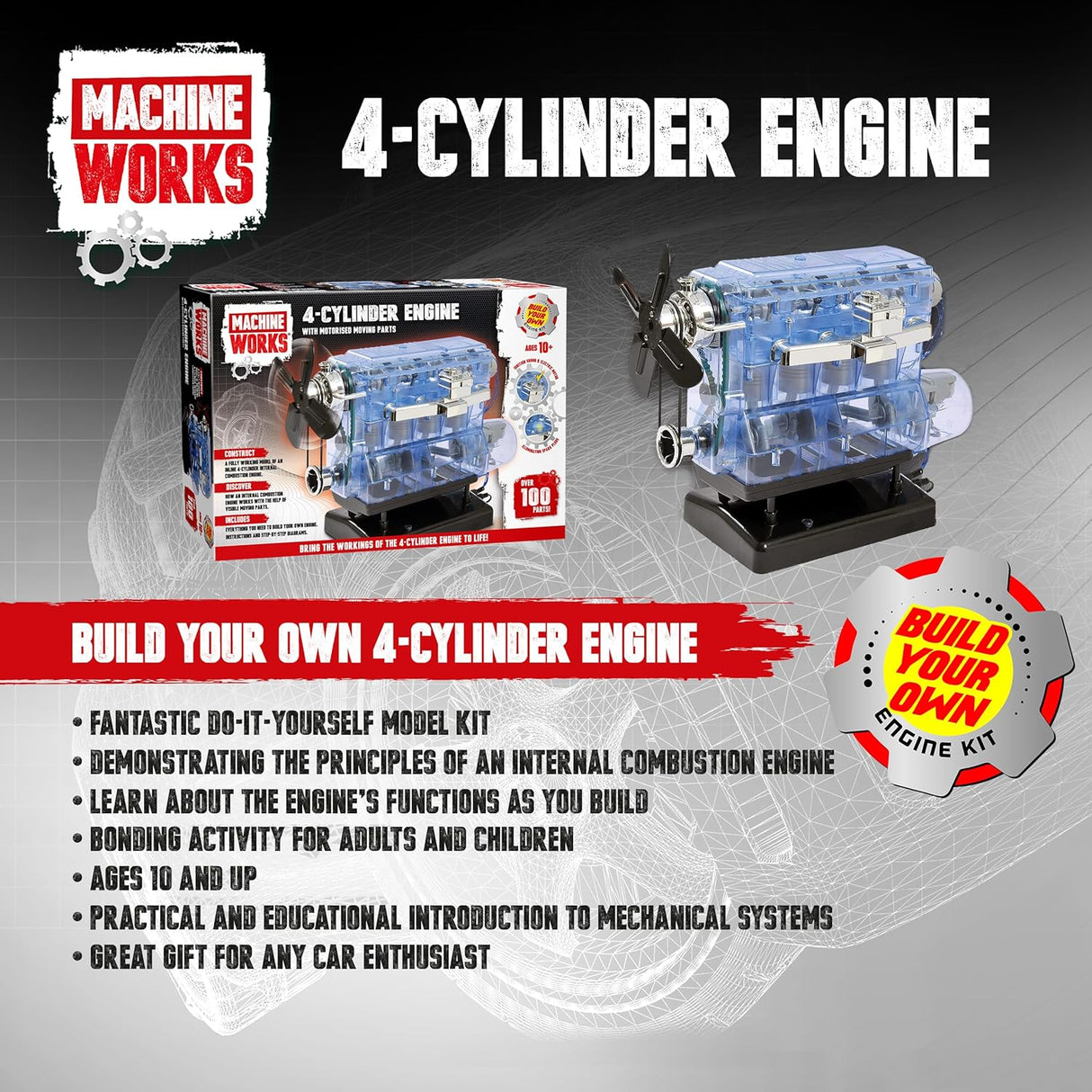Machine Works: 4 Cylinder Engine