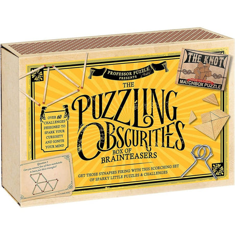 Professor Puzzle: Puzzling Obscurities