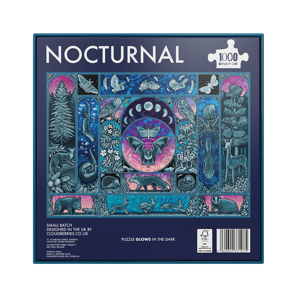 Cloudberries: Nocturnal Glow in the Dark - 1000pc Puzzle