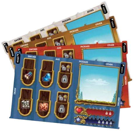 Terraria: The Board Game - Deluxe Player Mat Pack