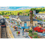 Trefl: Tea Time: The Village Station - 1000pc Jigsaw Puzzle