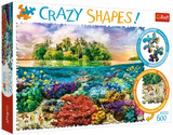 Trefl 600pc Puzzle Crazy Shapes - Tropical Island